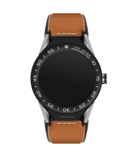 TAG Heuer Carrera Connected Modular 45 Titanium / Ceramic / Brown Calf